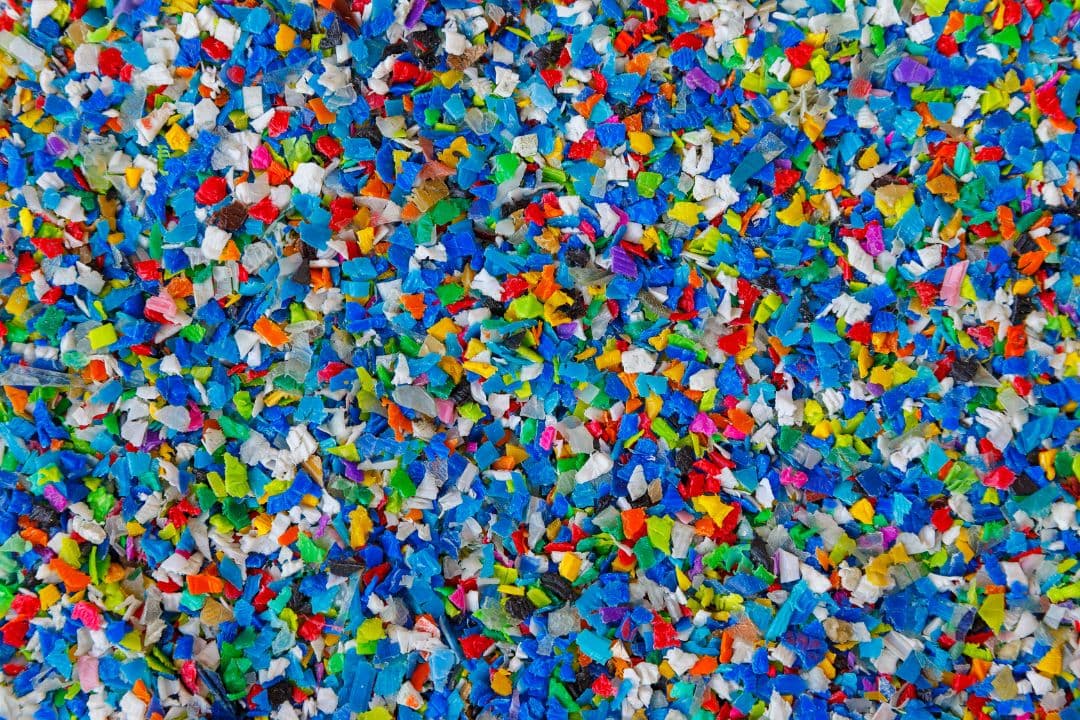 Photo of a mass of plastic packaging