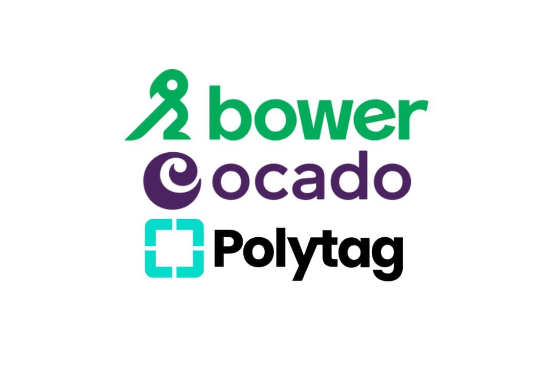 Image showing Bower, Ocado and Polytag logos