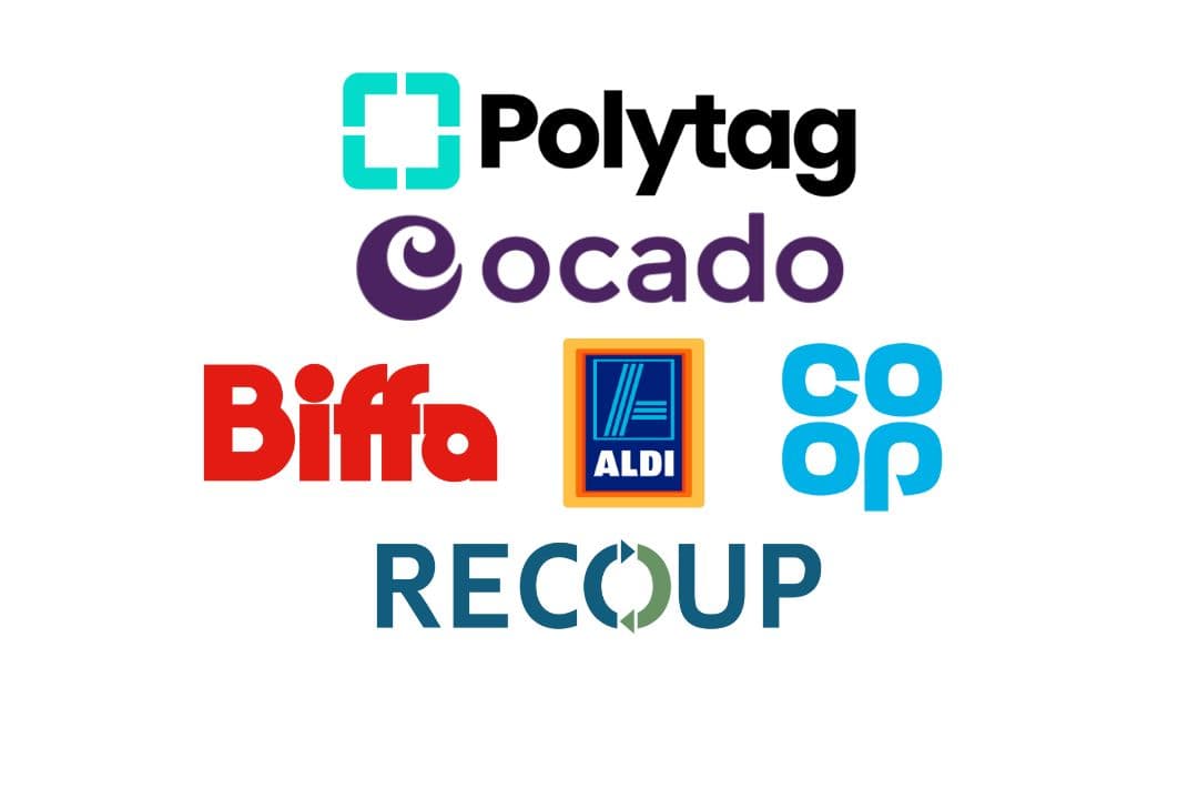 Photo showing the logos of several polytag partners
