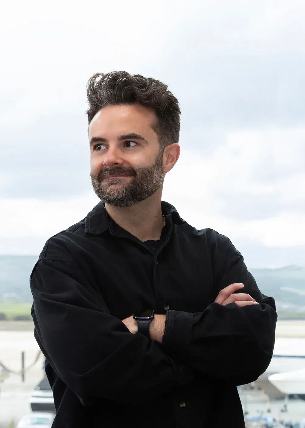 Portrait of Gareth Shelbourne, User Experience & Product Design Lead