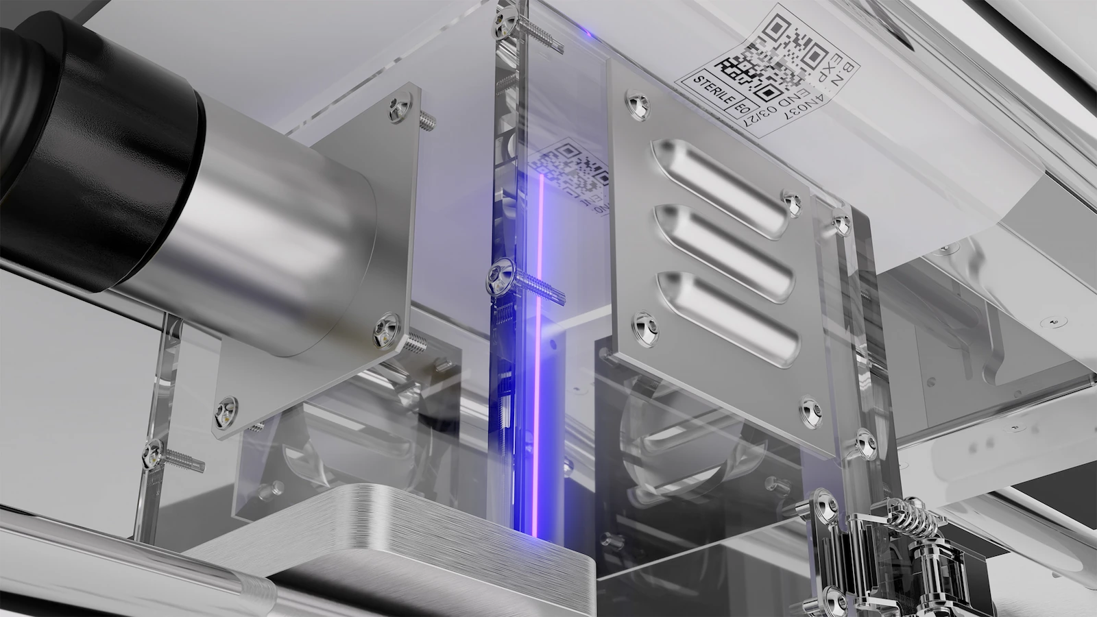 Videojet 7920 UV laser on film-foil